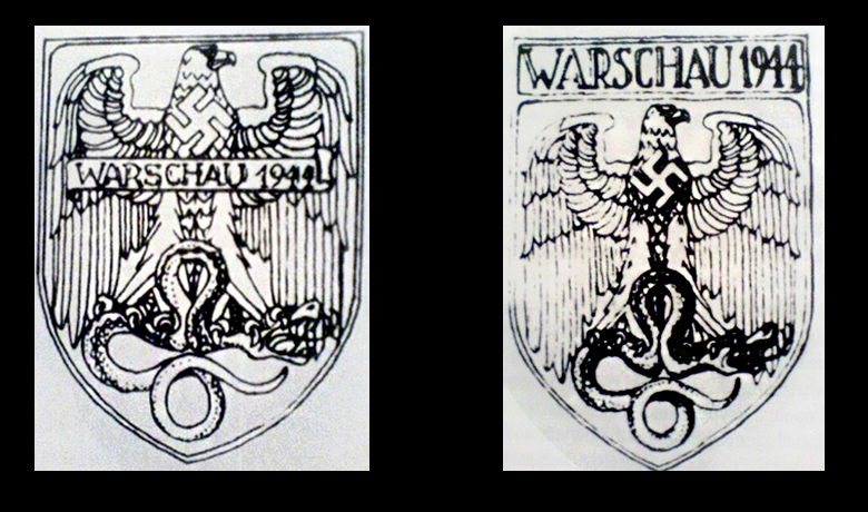 Warsaw Shield design drawings by Benno von Arent